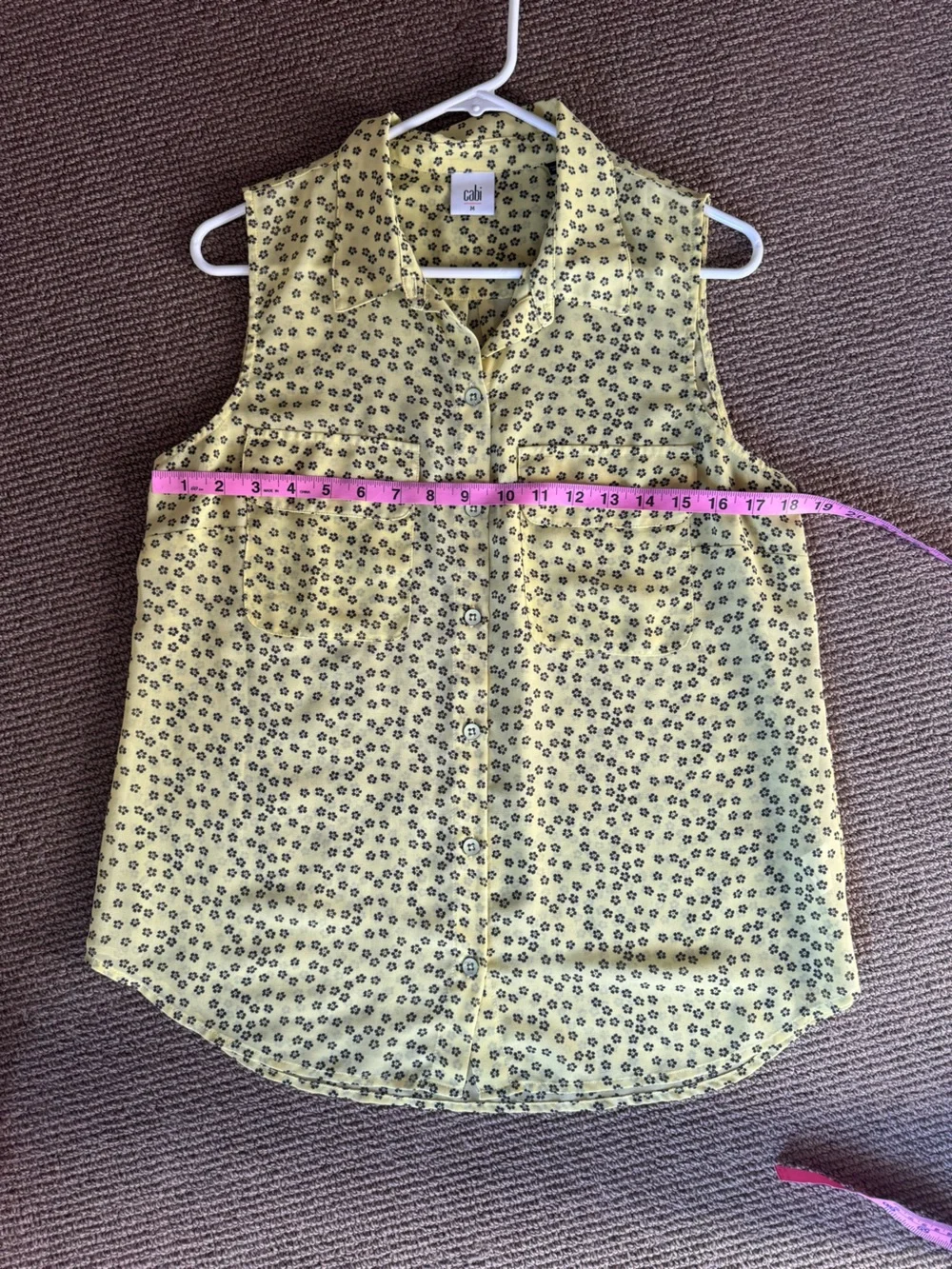 ☀️ CABI ‘Viola’ Yellow Spring Daisy Top